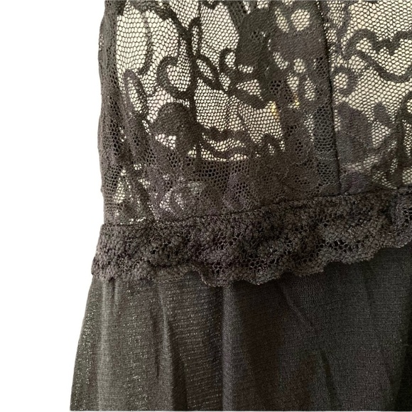 Victoria’s Secret Chemise Lace Lingerie Slip Dress Black Lace Size S Nightgown - Picture 4 of 9